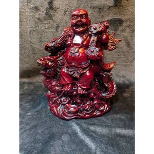 ""BIG""! BUDDHA resin statue 12Hx9W weight 10LB